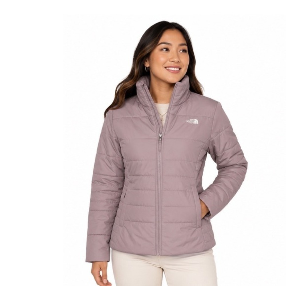 The North Face Womens Mauve Purple Quilted Insulated Puffer Jacket L Chic 62-40